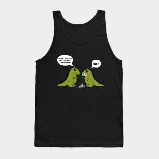 Funny Did You Eat The Last Unicorn Dinosaur T-Shirt Tank Top